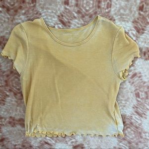 Yellow American Eagle Top